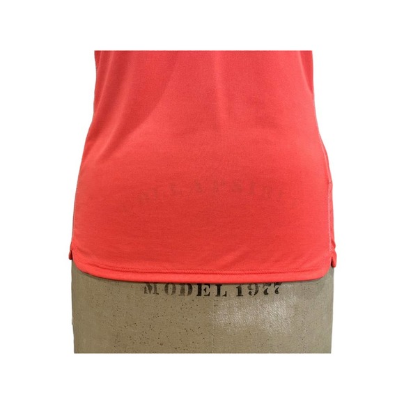 The North Face Womens Flashdry T-Shirt Orange V-Neckline Athletic S - Picture 3 of 7